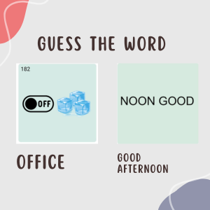 GUESS THE WORD PUZZLE SET 1