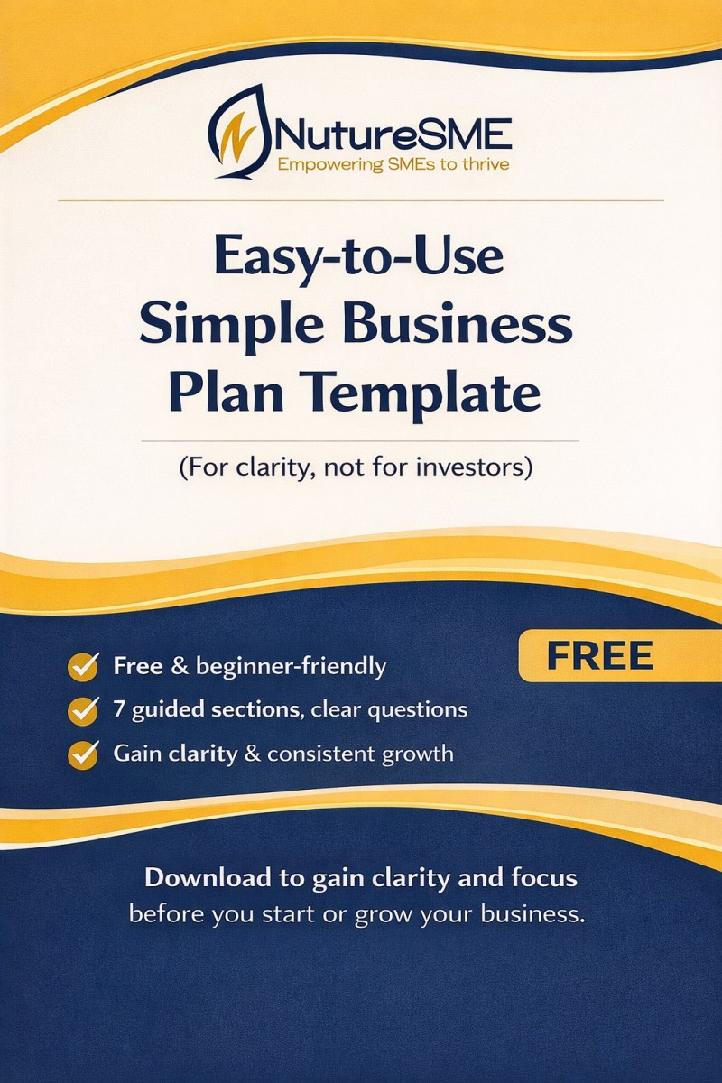 Easy-to-Use Simple Business Plan Template - For clarity, not for investors