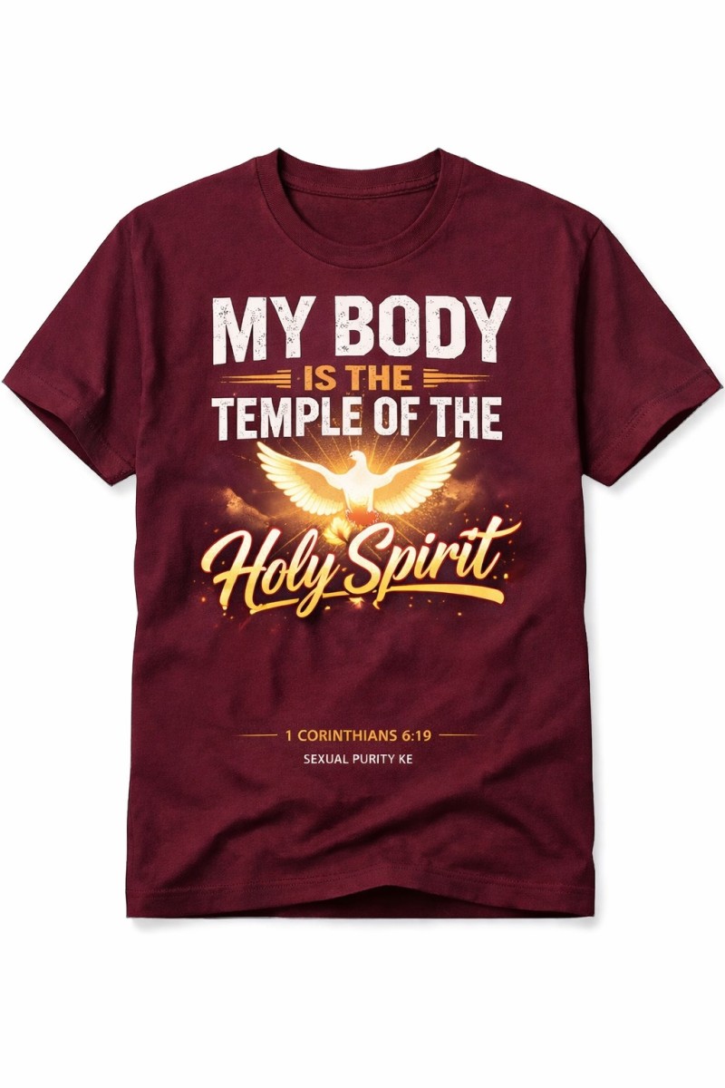 Sexual Purity KE T-Shirt – “My Body Is the Temple of the Holy Spirit”