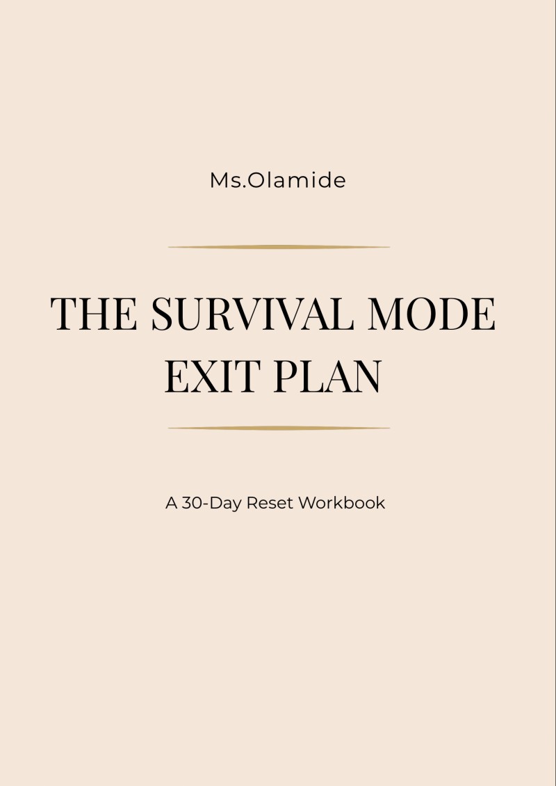 The Survival Mode Exit Plan: A 30-Day Reset Workbook