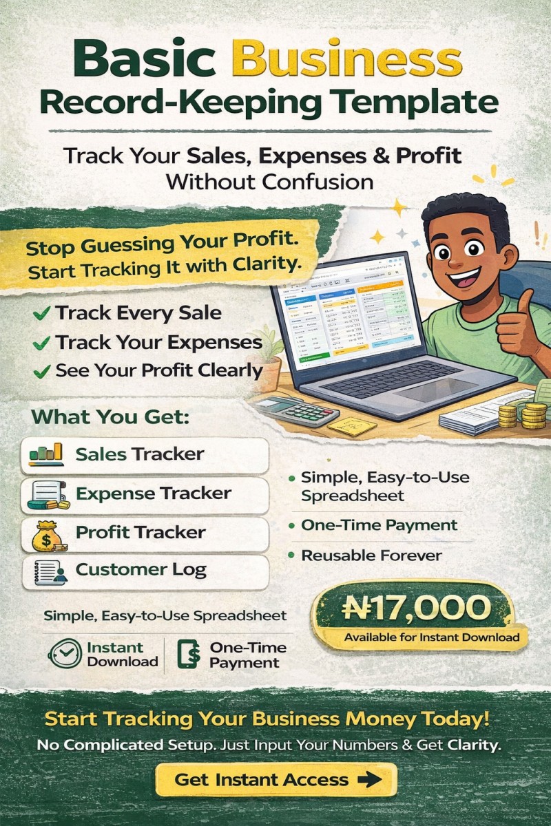 BUSINESS RECORD KEEPING TEMPLATE