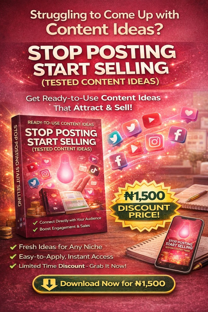 STOP POSTING START SELLING ( TESTED CONTENT IDEAS )