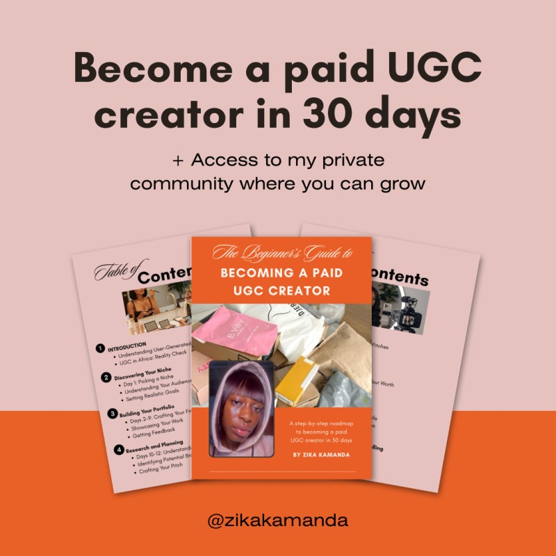 The Beginner's Guide to Becoming a Paid UGC Creator