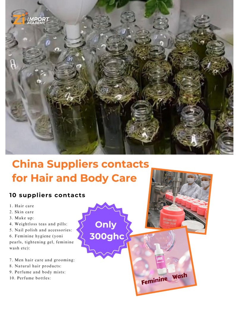 HAIR AND BODY CARE CONTACTS