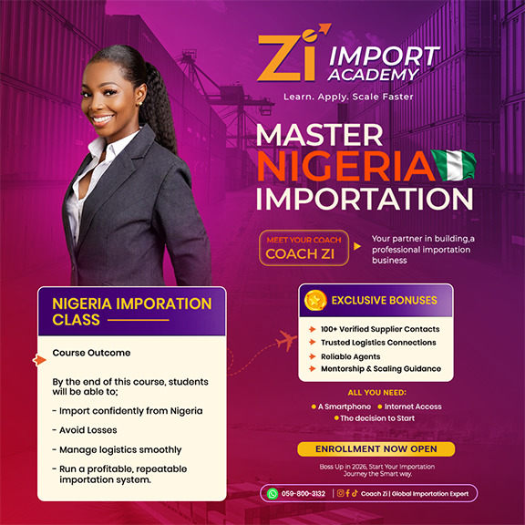 NIGERIA IMPORTATION MASTERCLASS