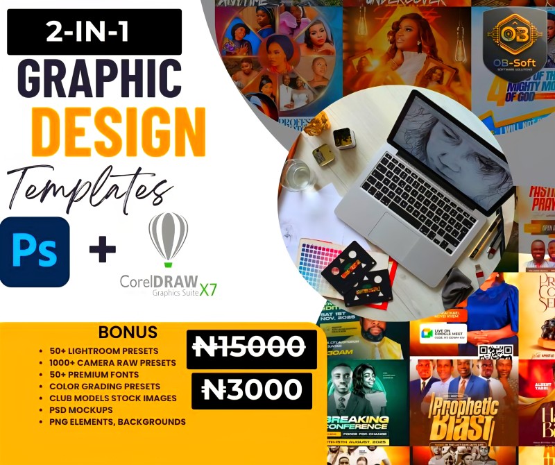 250+ Photoshop & Corel Draw Templates [Bonus Bundle]