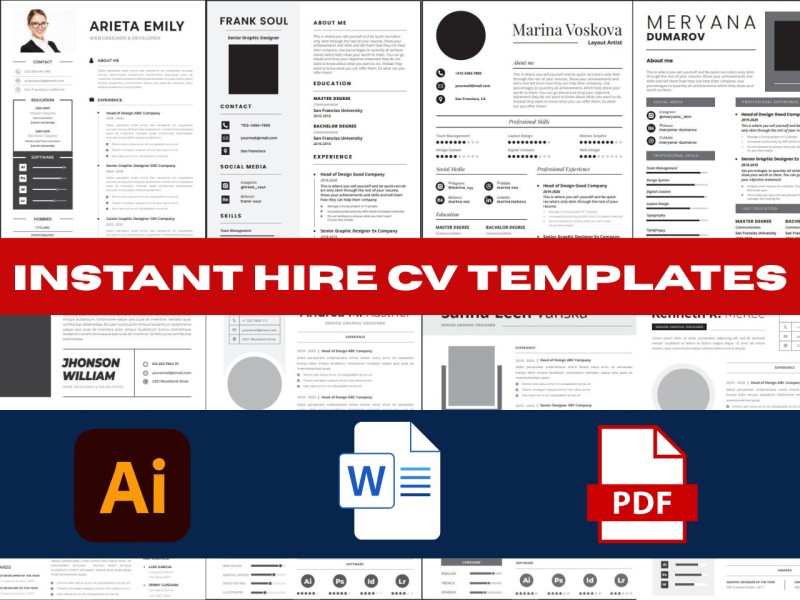 40 Instant Hire CV Templates 3 40 Instant Hire CV Templates