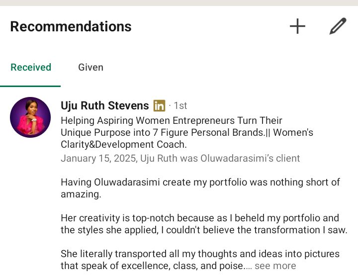 Buy BASIC PORTFOLIO PACKAGE (Starter) by Oluwadarasimi OLUWAROTIMI on Selar