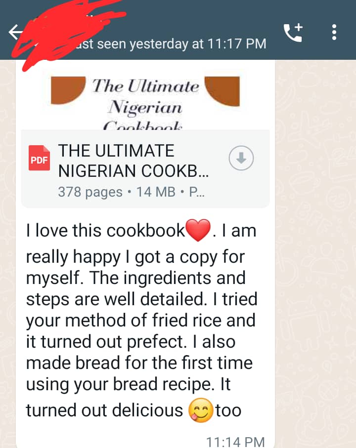 Buy THE ULTIMATE NIGERIAN COOKBOOK by Cooking with Lilly on Selar