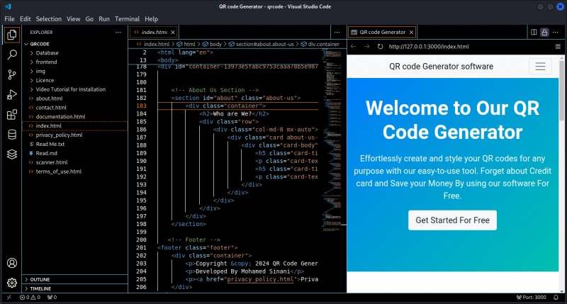 Buy "Complete QR Code Generator with Built-in Scanner - Source Code ...